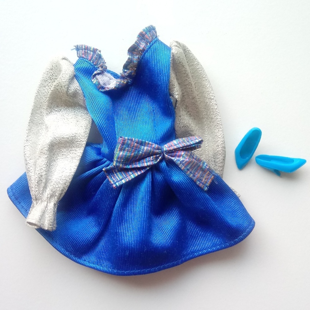Barbie Pink Label Royal Blue & Silver Party Dress